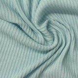 Viscose Nylon Blend Rib Knit Fabric, 210 gsm, 170 cm — Blue — photo 2