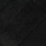Cotton Polyester Stretch Velvet Fabric, 290 gsm, 165 cm — Black — photo 2
