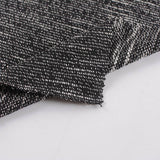 Black Heathered-Marl Chunky Knit, Poly-Cotton — photo 2