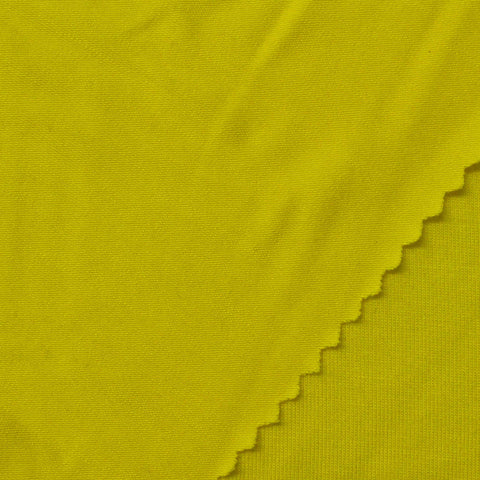 Viscose Stretch Jersey Knit Fabric, 191 gsm, 170 cm — Yellow