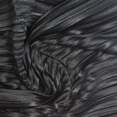 100% Polyester Jersey Knit Fabric, 180 gsm, 165 cm — Black