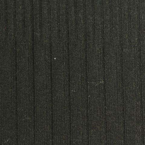 Polyester Viscose Stretch Rib Knit Fabric, 205 gsm — Green, ref EF-243870