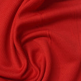 100% Polyester Birdseye Knit Fabric, 195 gsm, 185 cm — Red — photo 2
