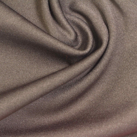 Brown Marl Linen-Look, Polyester