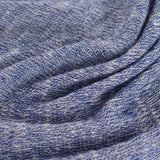 Blue Marl Rib Knit, Poly-Viscose — photo 2
