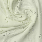 Cream Small-Eyelet Jacquard, Polyester — photo 2