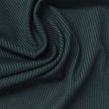 Polyester Stretch Rib Knit Fabric, 270 gsm, 132 cm — Green — photo 2