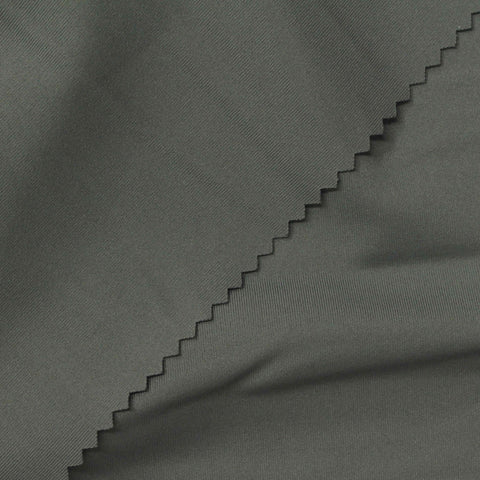 Polyester Stretch Sateen Fabric, 260 gsm, 155 cm — Green