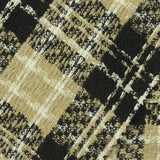 Black Plaid Bouclé, Polyester — photo 2