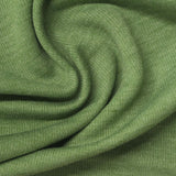 Green Heather Rib Knit, Poly-Viscose — photo 2