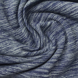 Blue Marl Fleece, Polyester — photo 2
