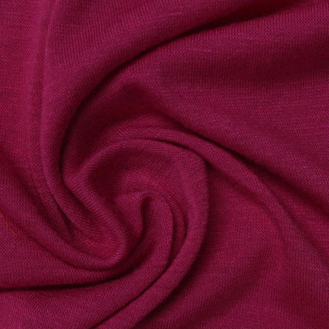 Viscose Polyester Stretch Jersey Knit Fabric, 140 gsm — Pink