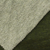 Dark Green Marl French Terry, Poly-Cotton — photo 2