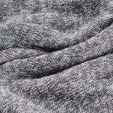 Grey Marl Chunky Knit, Poly-Viscose — photo 2