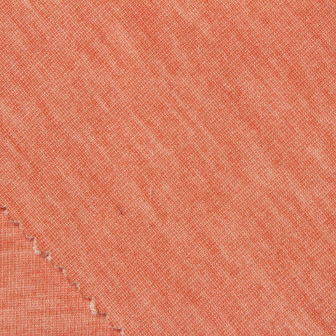 Heathered Peach Marl Scuba Knit, Poly-Viscose
