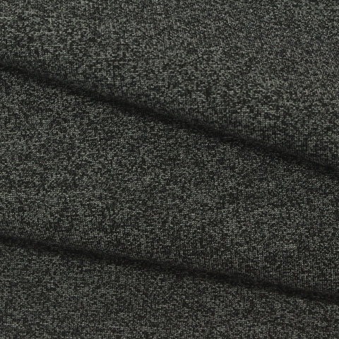 Dark Grey Marl Ponte Knit, Poly-Viscose, 440 gsm