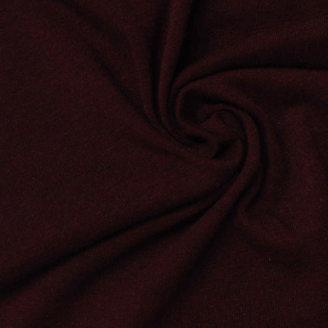 Cotton Polyester Stretch Jersey Knit Fabric, 200 gsm, 177 cm — Red