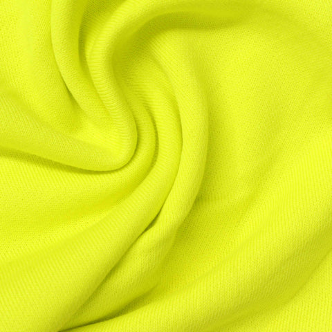 Cotton Polyester French Terry Fabric, 330 gsm, 180 cm — Yellow