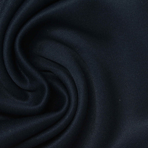 Viscose Nylon Stretch Fleece Fabric, 340 gsm, 165 cm — Navy