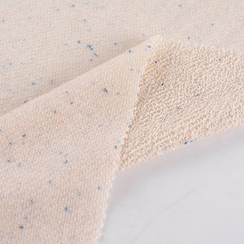 Light Beige Flecks Knit, Cotton