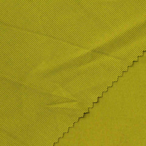 Viscose Nylon Stretch Rib Knit Fabric, 240 gsm, 155 cm — Green