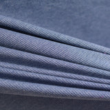 Heathered Blue Marl Rib Knit, Poly-Viscose — photo 2