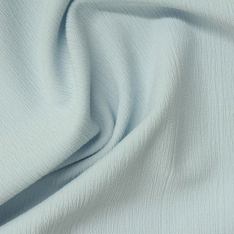 Polyester Stretch Crepe Fabric, 235 gsm, 153 cm — Blue