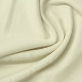 Polyester Stretch Rib Knit Fabric, 260 gsm, 175 cm — Beige — photo 2