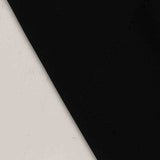 Viscose Nylon Stretch Ponte Knit Fabric, 260 gsm, 150 cm — Black — photo 2