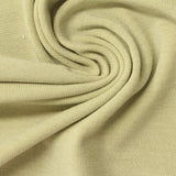 Viscose Acrylic Stretch Rib Knit Fabric, 296 gsm, 170 cm — Khaki — photo 2