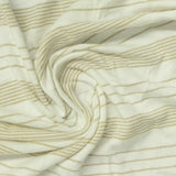 Light Brown Horizontal-Stripe Jersey Knit — photo 2