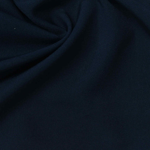 Polyester Stretch Bouclé Fabric, 300 gsm, 160 cm — Navy