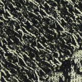 Black Houndstooth Bouclé, Poly-Cotton — photo 2