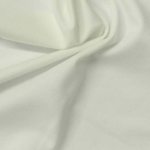 Nylon Stretch Interlock Knit Fabric, 180 gsm, 170 cm — White