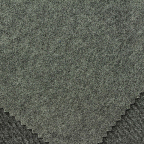 Dark Grey Marl Jersey Knit, Polyester, 310 gsm