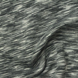 Dark Grey Lines Interlock Knit, Polyester — photo 2