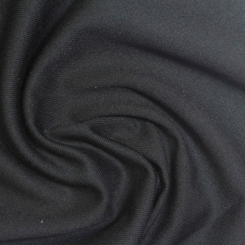 Polyester Viscose Stretch Twill Fabric, 200 gsm, 145 cm — Grey