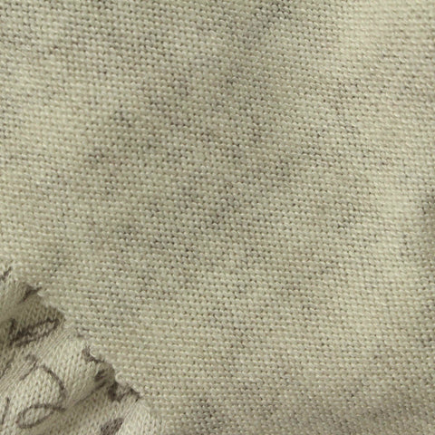Grey Cartoon-Cloud Chunky Knit, Viscose-Poly