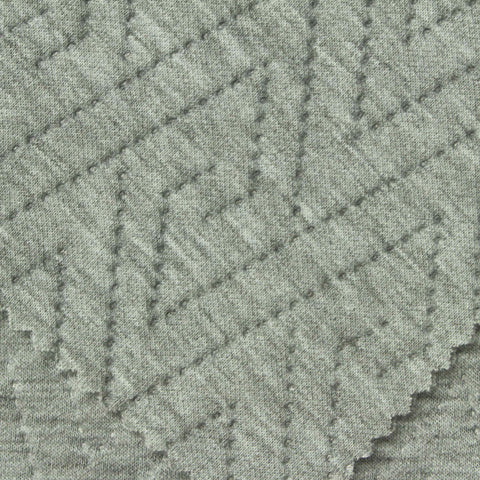 Grey Marl Scuba Knit, Polyester, 340 gsm