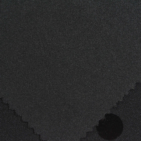 Black Dots Linen-Look, Polyester, 220 gsm