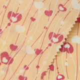 Red Hearts Woven, Cotton — photo 2