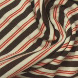Striped Cotton Polyester Stretch French Terry Fabric, 300 gsm, 180 cm — Multi — photo 2