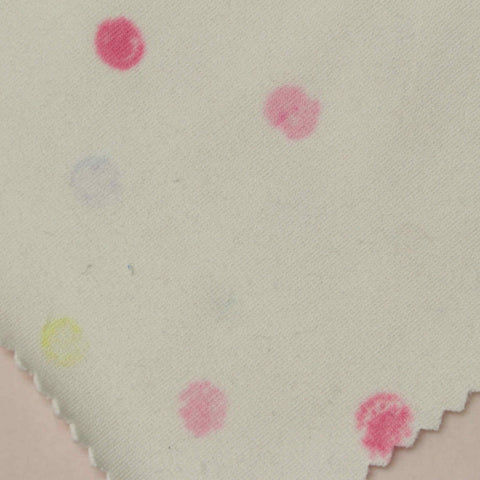 Beige Dots Knit, Polyester