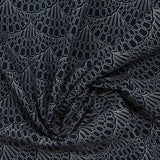 White Geometric Woven, Viscose — photo 2