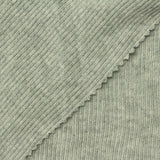 Green Marl Rib Knit, Cotton — photo 2
