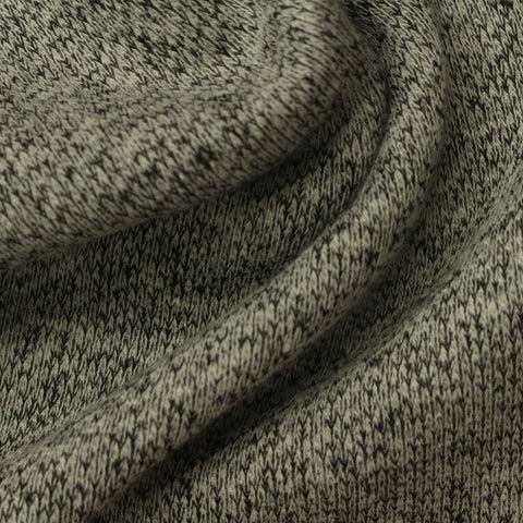 Dark Grey Heather French Terry, Poly-Cotton, 257 gsm