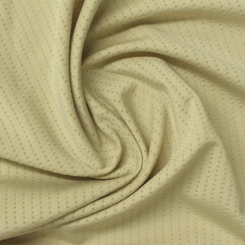 Khaki Tone-on-Tone Mesh, Poly-Spandex