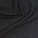 Viscose Nylon Stretch Ponte Knit Fabric, 260 gsm, 160 cm — Black — photo 2