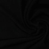 Chunky Knit Fabric, 189 gsm, 175 cm — Black — photo 2