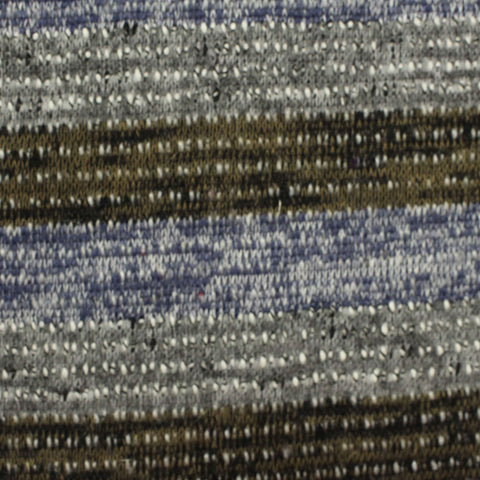 Grey Diagonal-Band Chunky Knit, Poly-Viscose